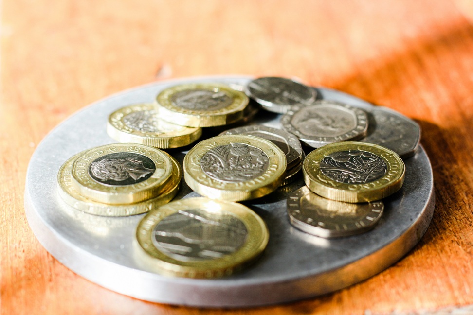 Coins representing the deposit scheme